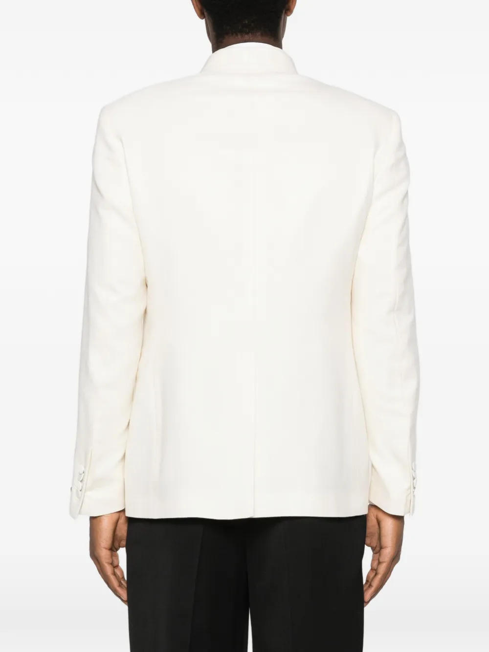 Tagliatore Alex blazer met satijnen afwerking Beige