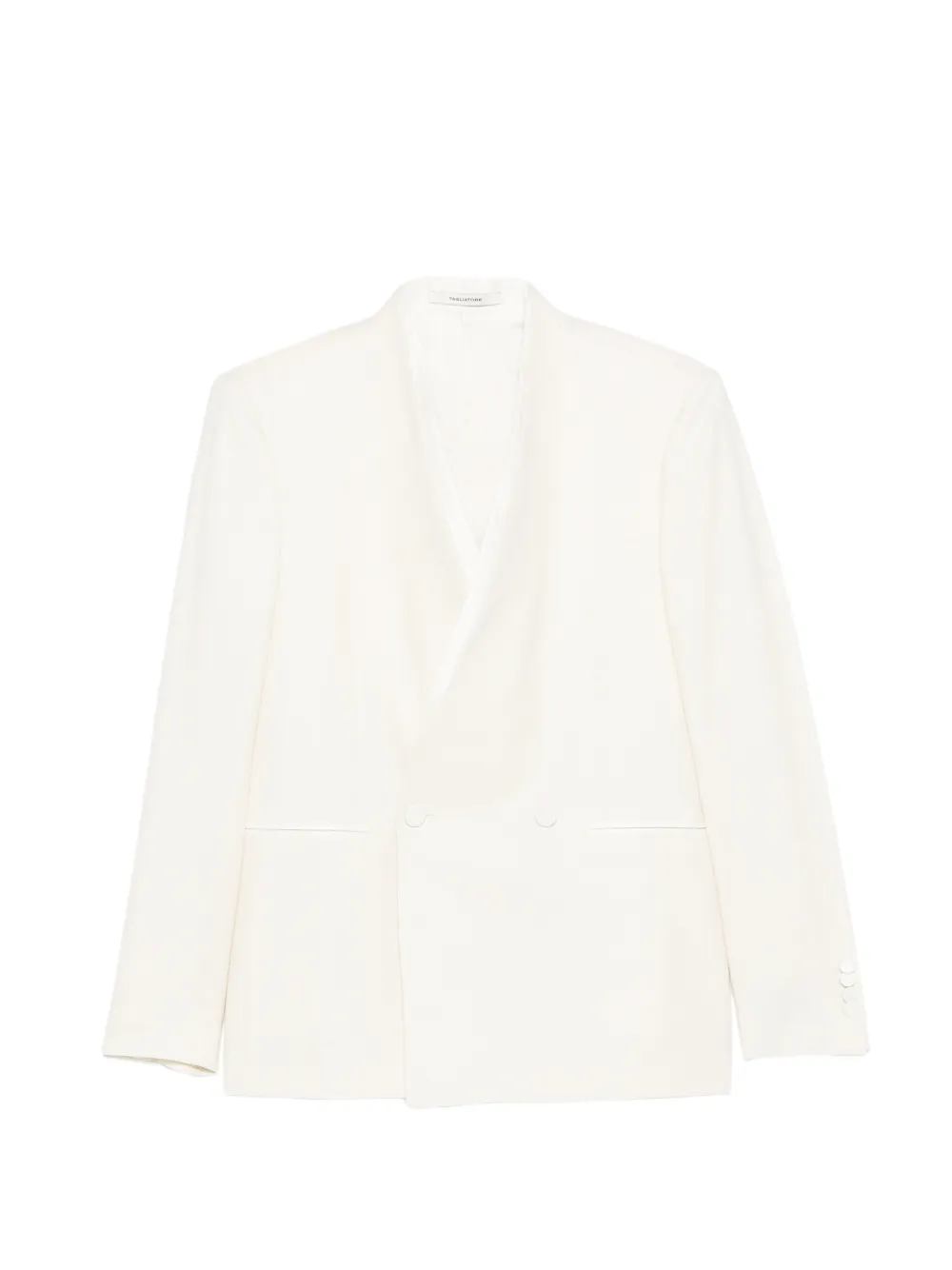 Tagliatore Alex satin-trim blazer - Neutrals
