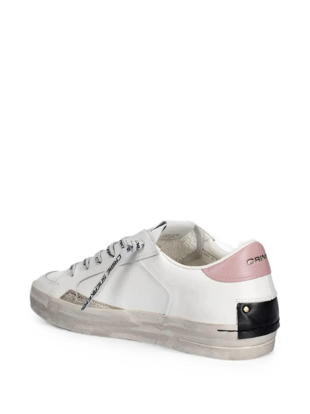 Crime London Sk8 Deluxe star-patch sneakers Wit