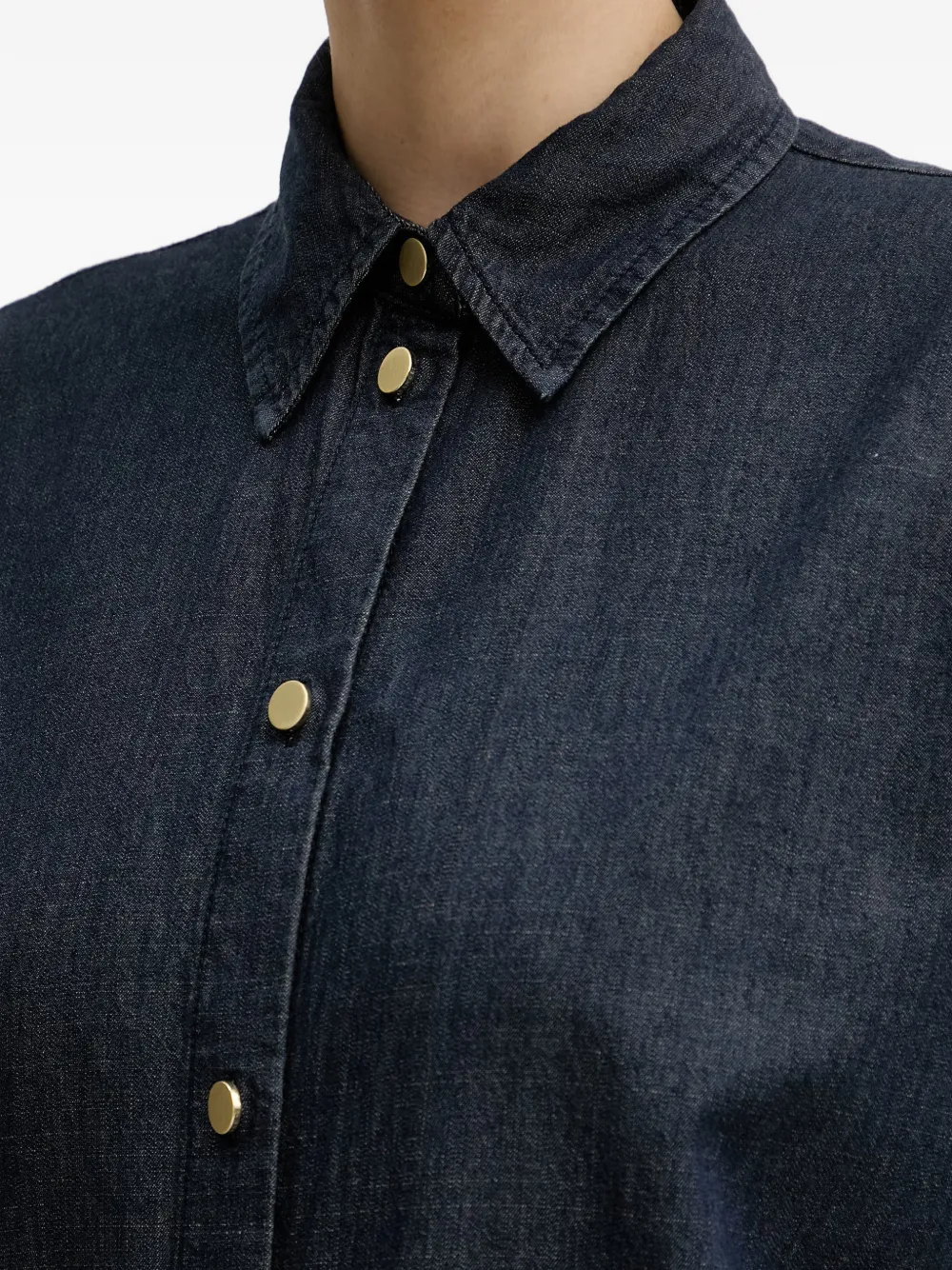 Armani Exchange T-shirt met verlaagde schouders Blauw