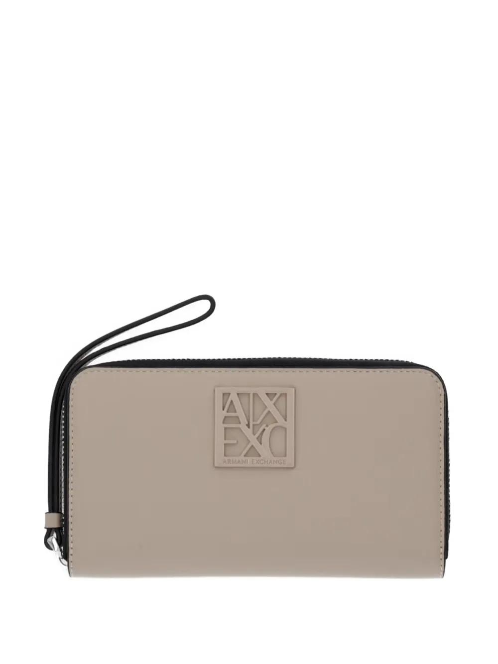 Armani Exchange logo-patch wallet - Toni neutri