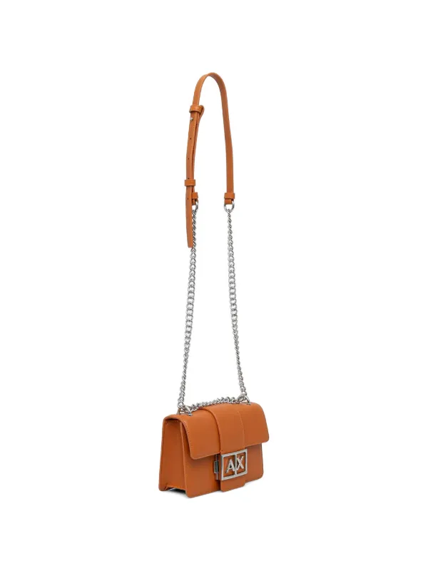Armani Exchange ロゴ ショルダーバッグ | ブラウン | FARFETCH JP