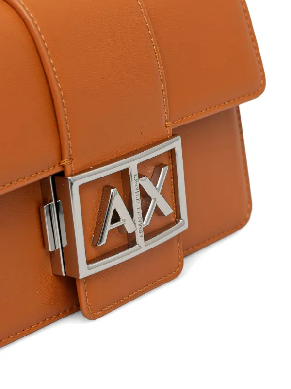 Armani Exchange ロゴ ショルダーバッグ | ブラウン | FARFETCH JP