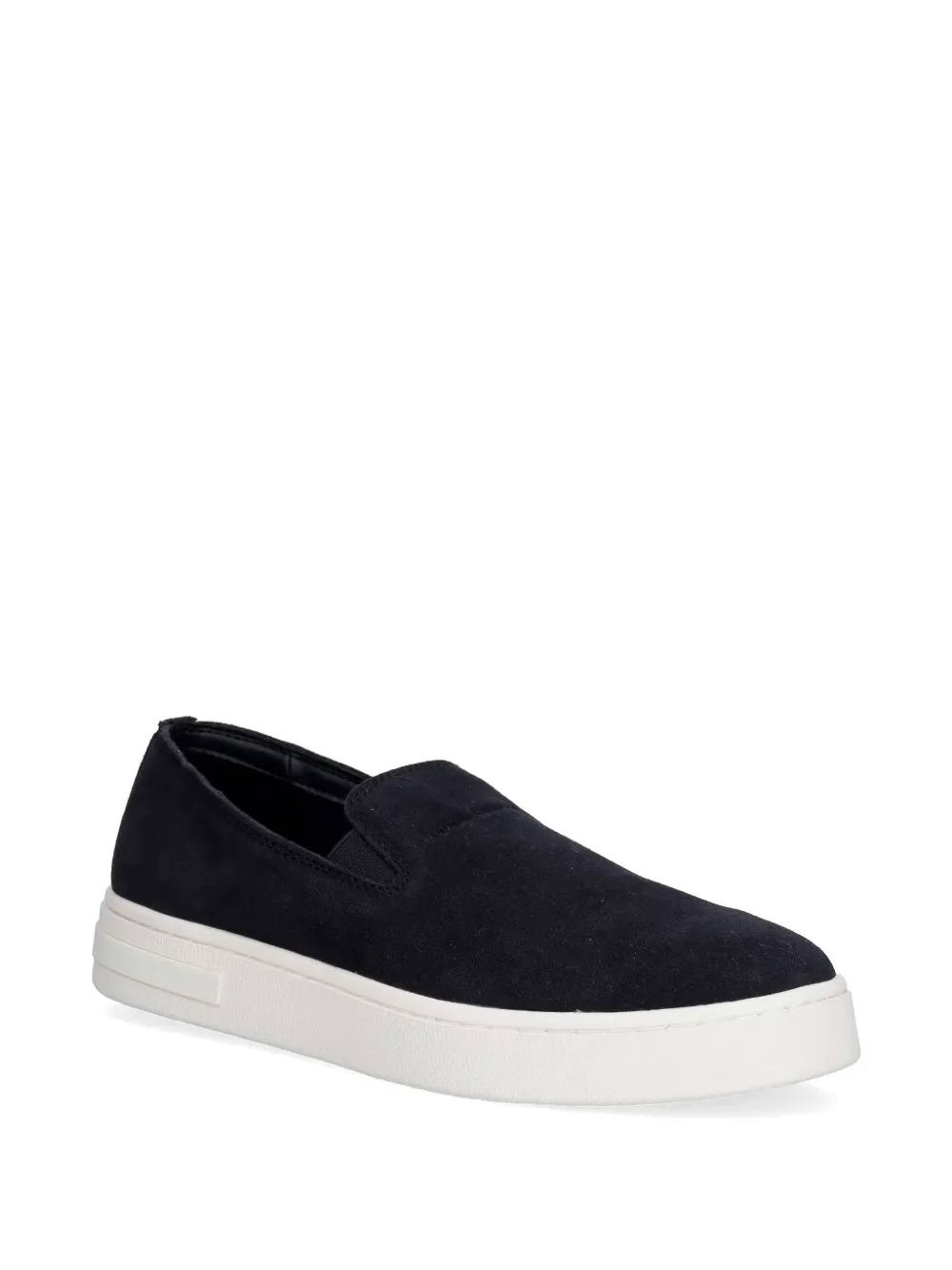 Armani Exchange slip-on sneakers Blauw