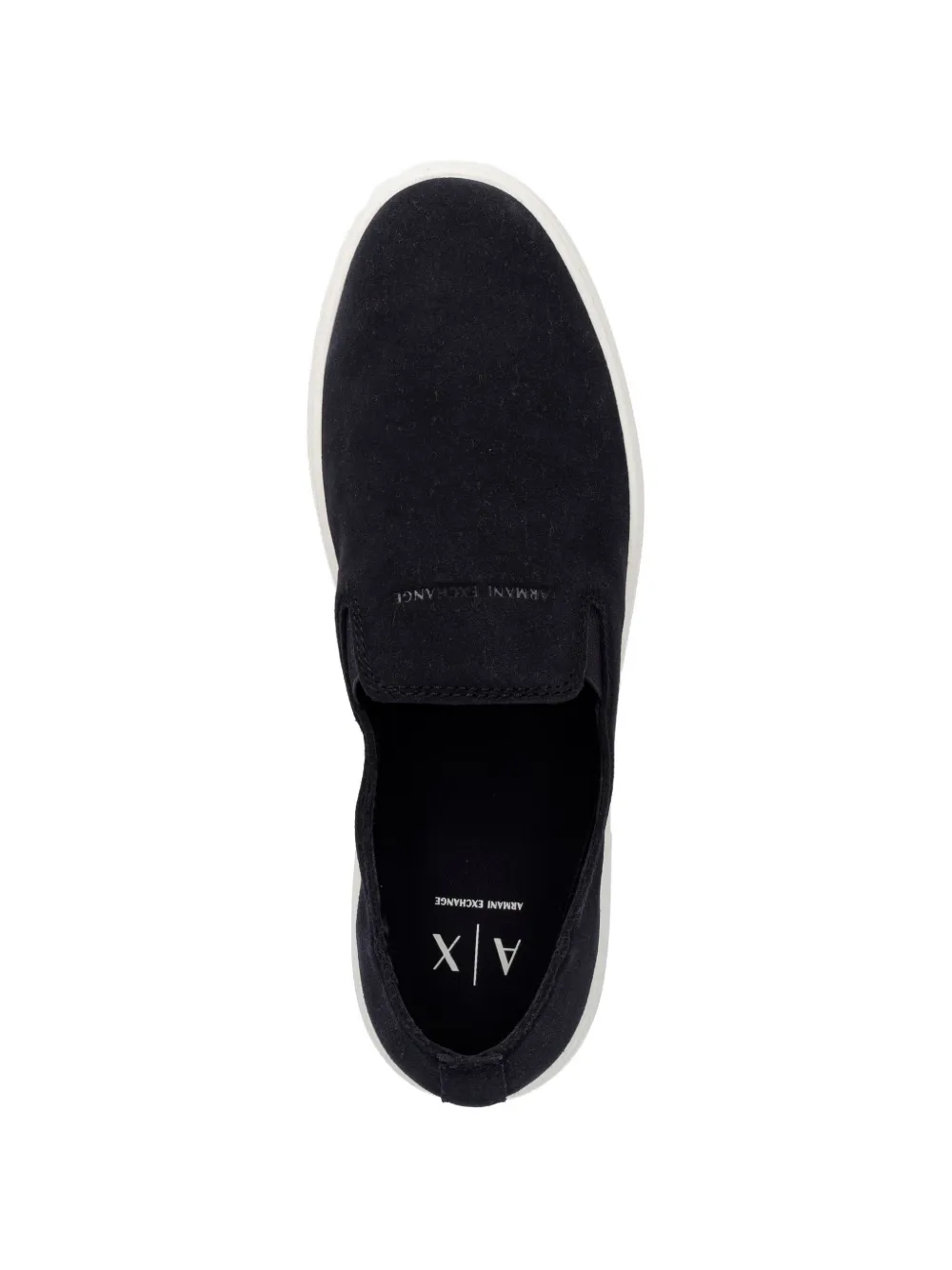 Armani Exchange slip-on sneakers Blauw