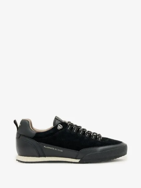 AllSaints Harri suede panelled sneakers