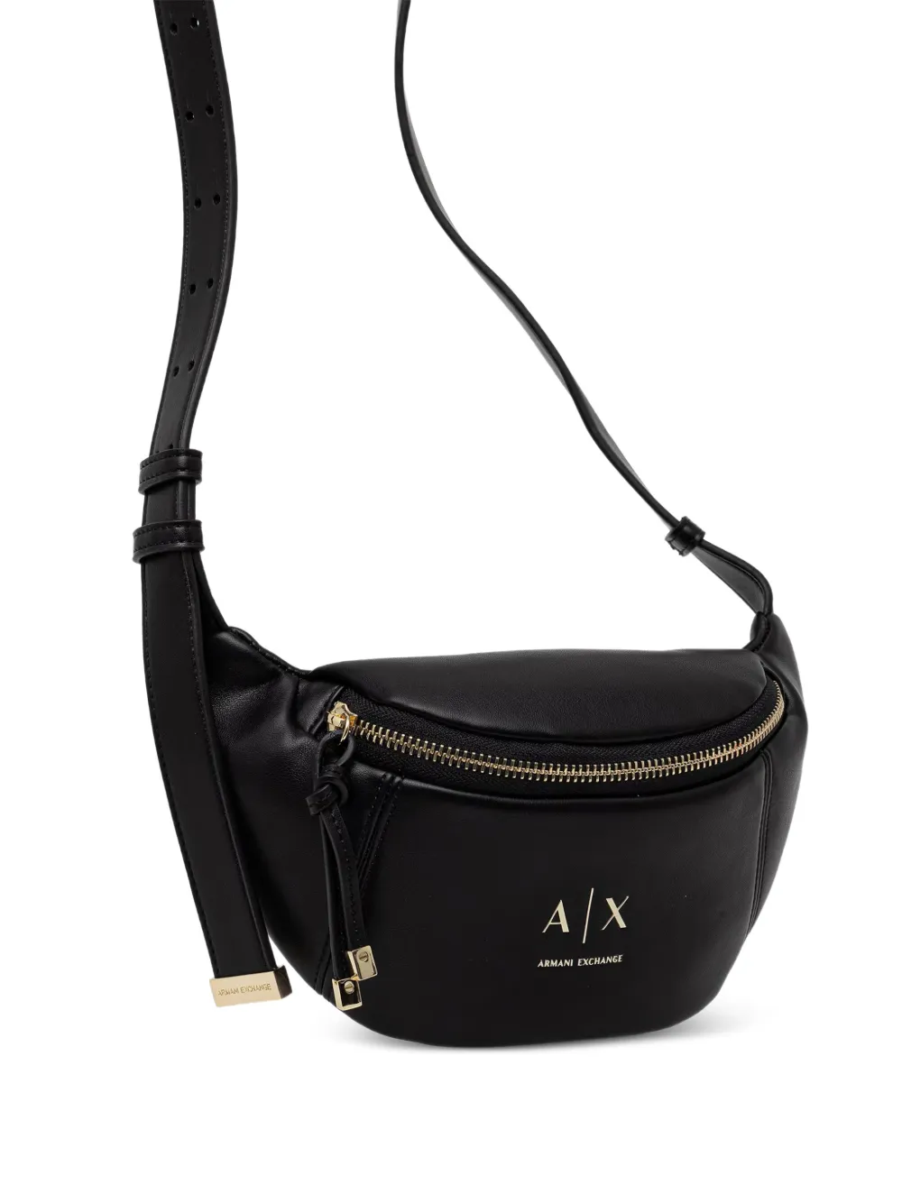 Armani Exchange Heuptas met logoplakkaat Zwart