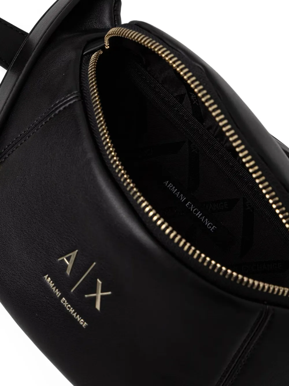 Armani Exchange Heuptas met logoplakkaat Zwart