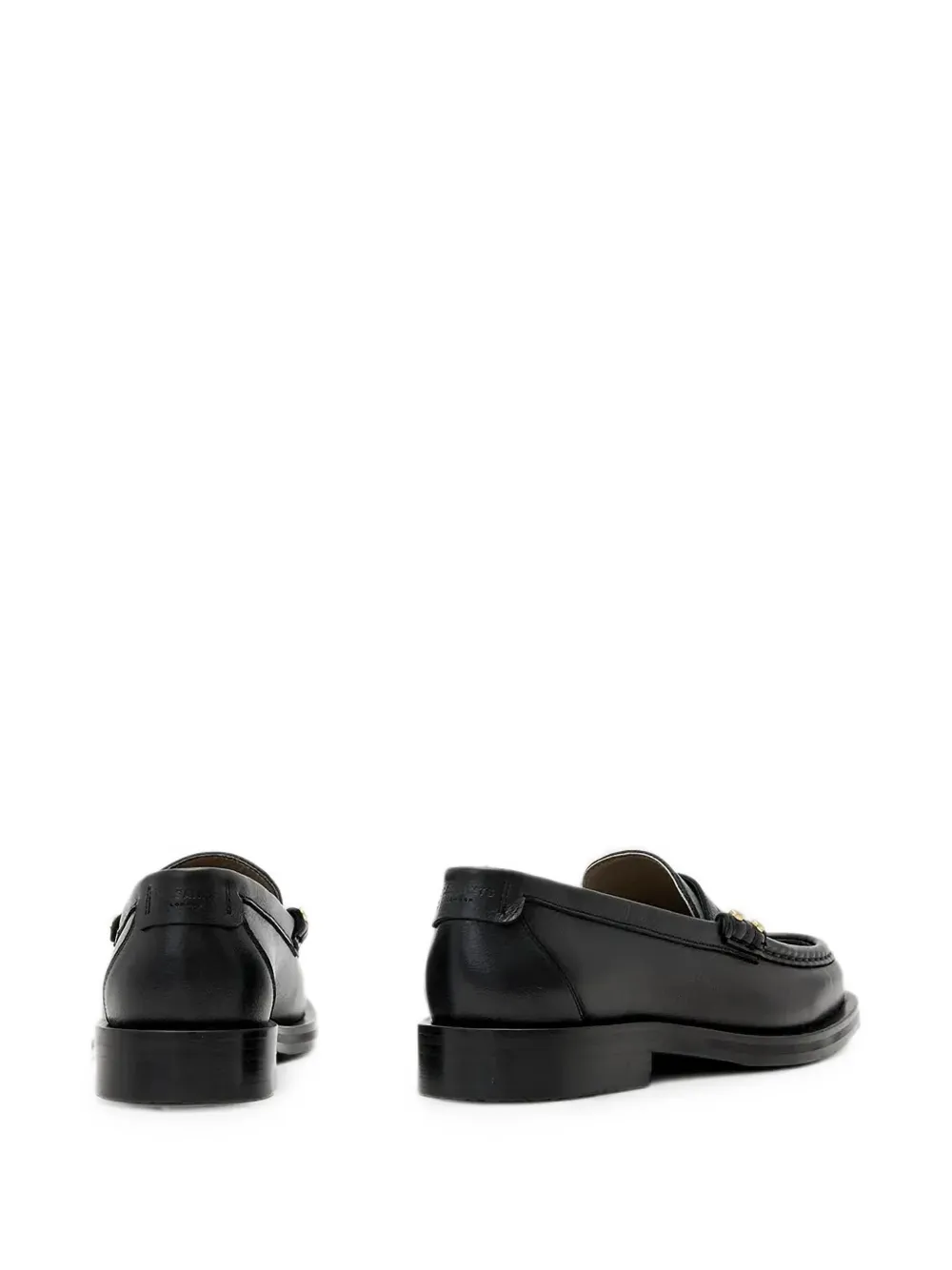 AllSaints Bloom penny loafers verfraaid met studs Zwart