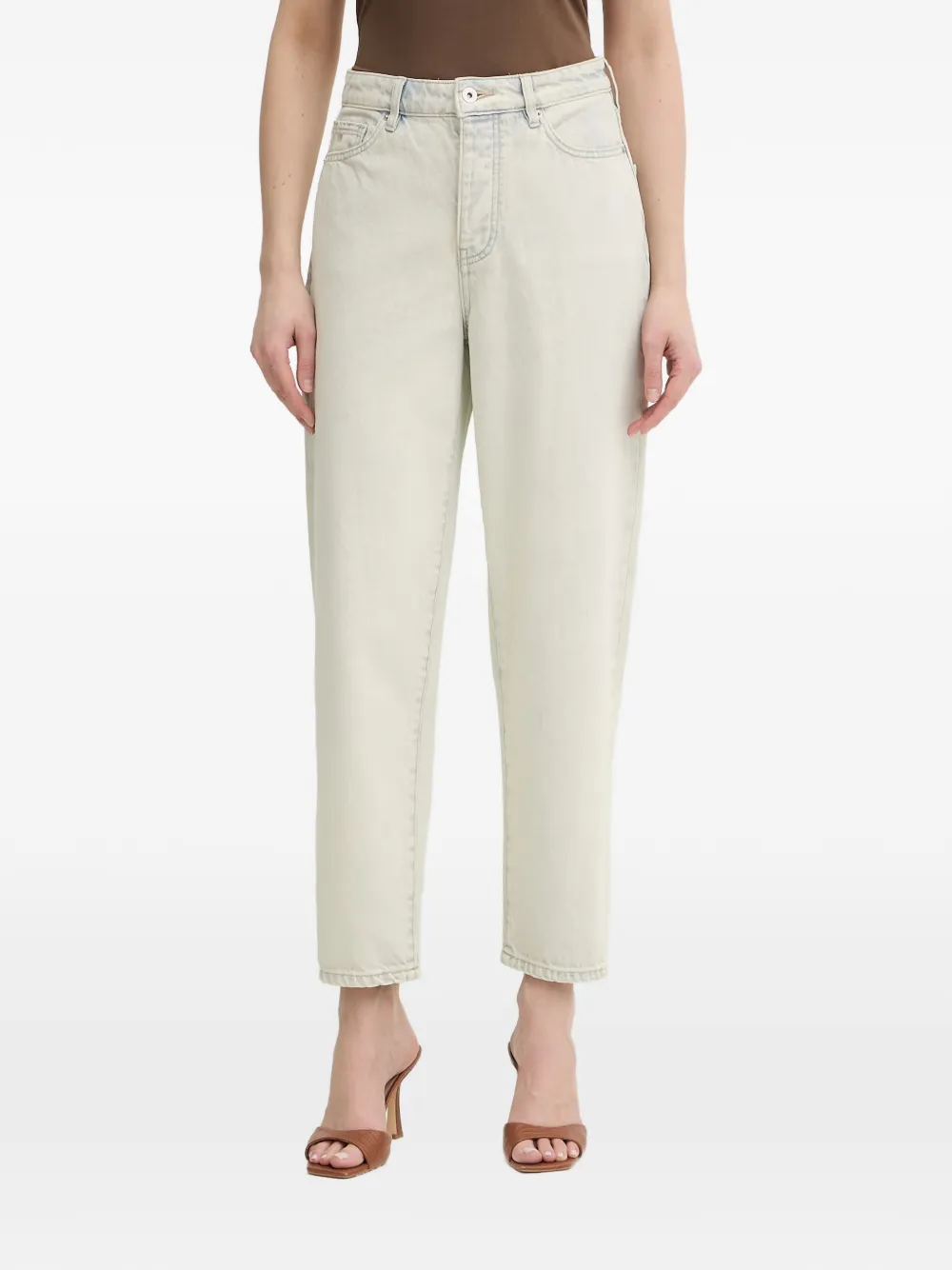 Armani Exchange logo-patch jeans - Blu