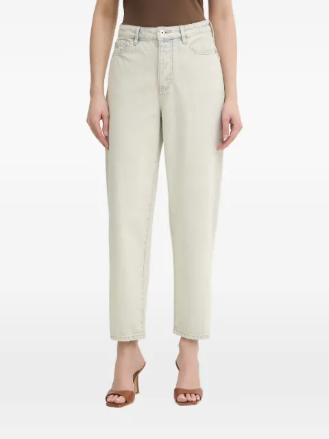 Armani Exchange logo-patch jeans