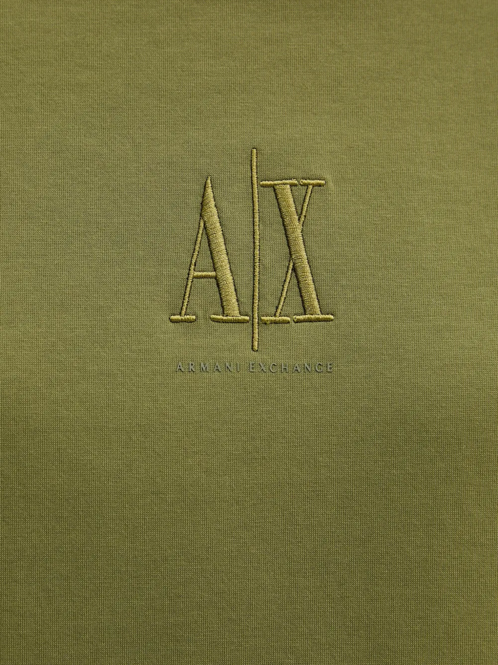 Armani Exchange Sweater met geborduurd logo Groen