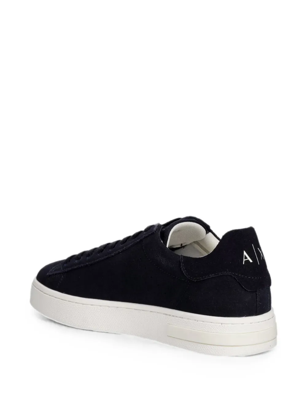 Armani Exchange suede sneakers Blauw
