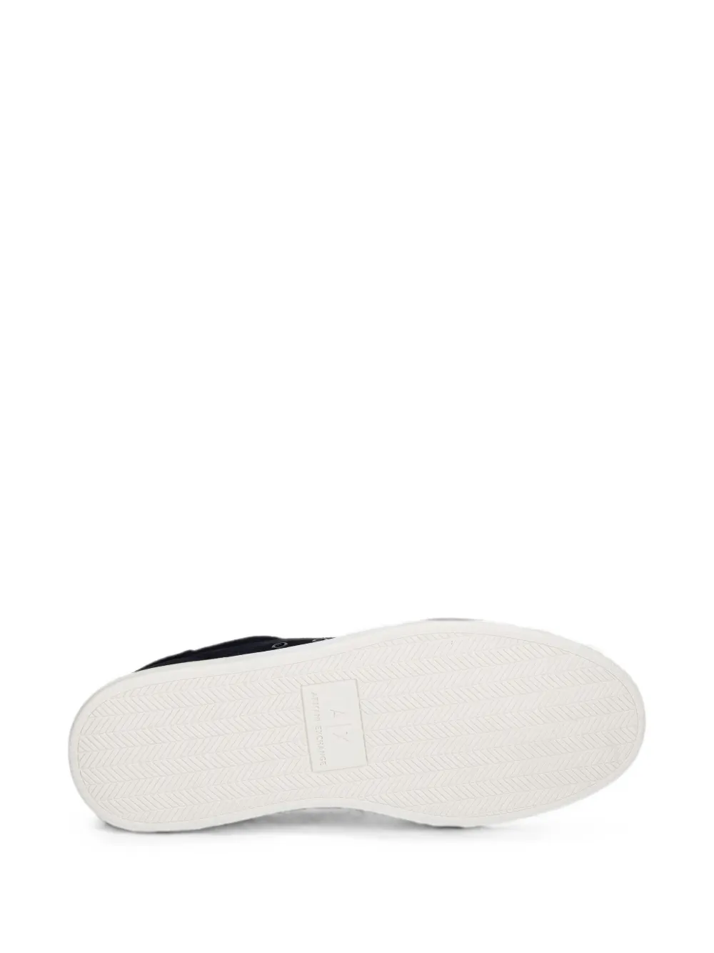 Armani Exchange suede sneakers Blauw