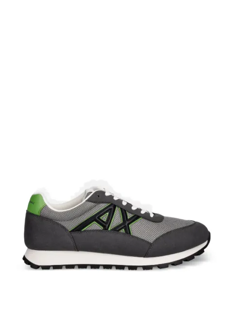Armani Exchange logo-patch panelled sneakers