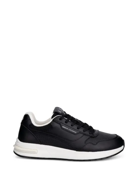 Armani Exchange perforated panelled sneakers