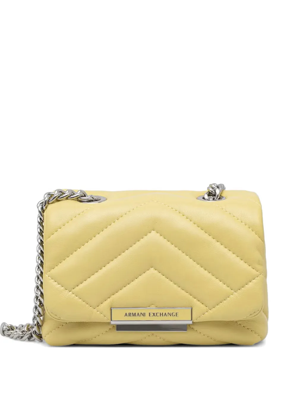 Armani Exchange quilted cross body mini bag - Giallo