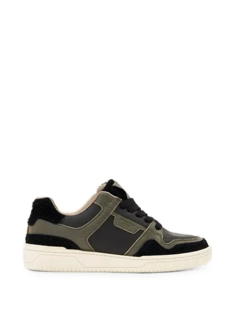 AllSaints panelled leather low top sneakers