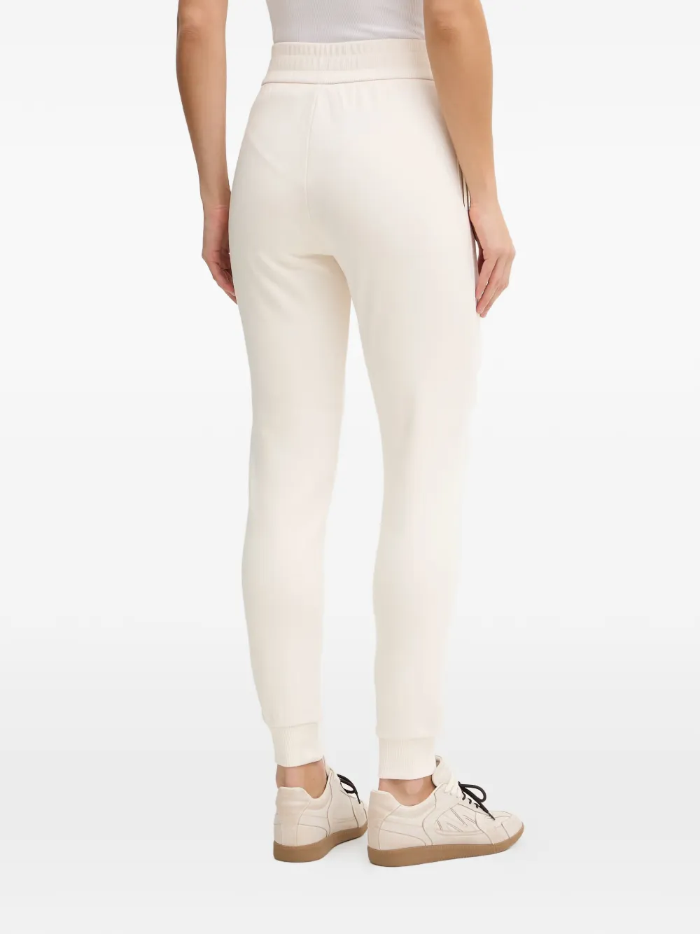Armani Exchange Trainingsbroek met elastische taille Beige