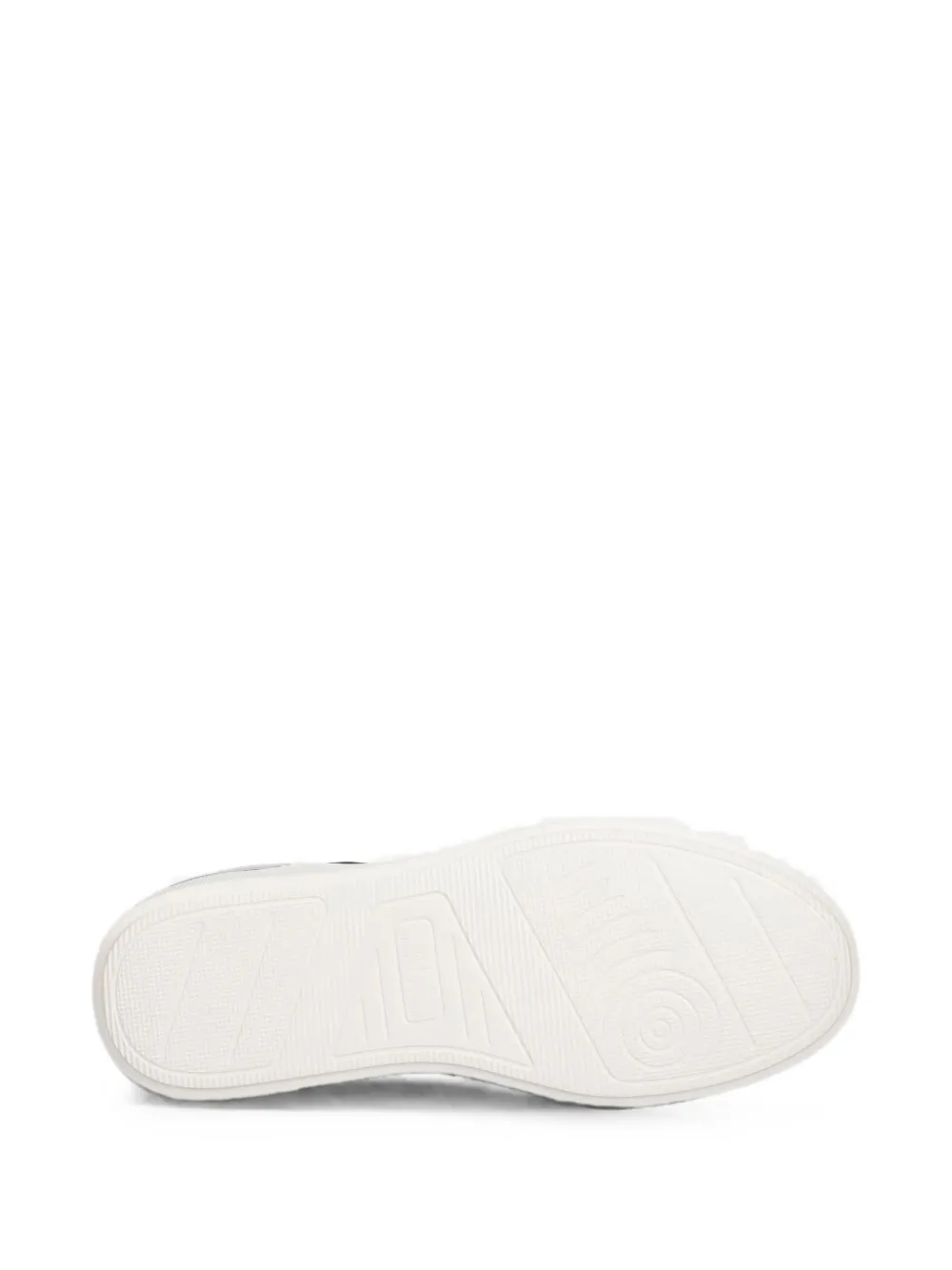 Armani Exchange panelled sneakers Zwart