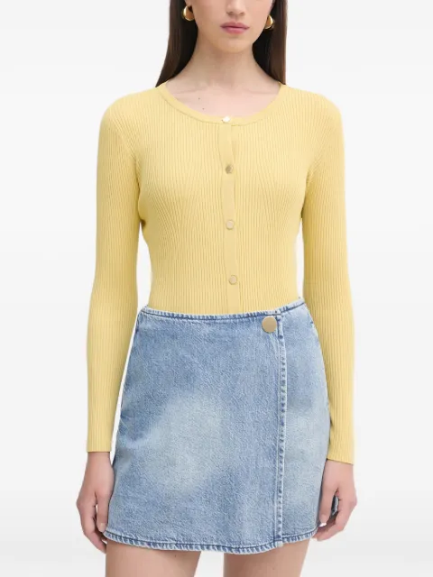 Armani Exchange — ribbed-knit cardigan