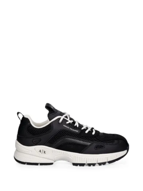 Armani Exchange panelled mesh-insert sneakers