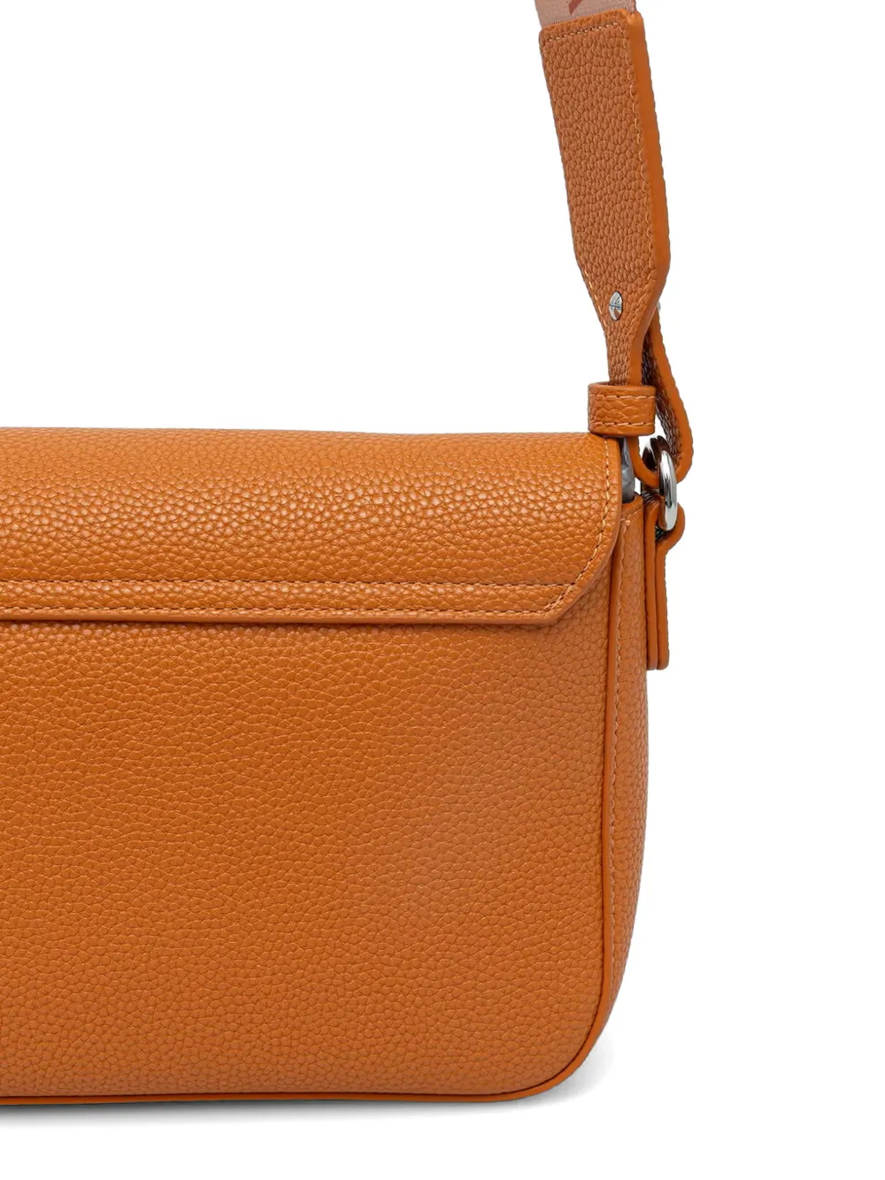 Armani Exchange Crossbodytas met logoband en textuur Oranje