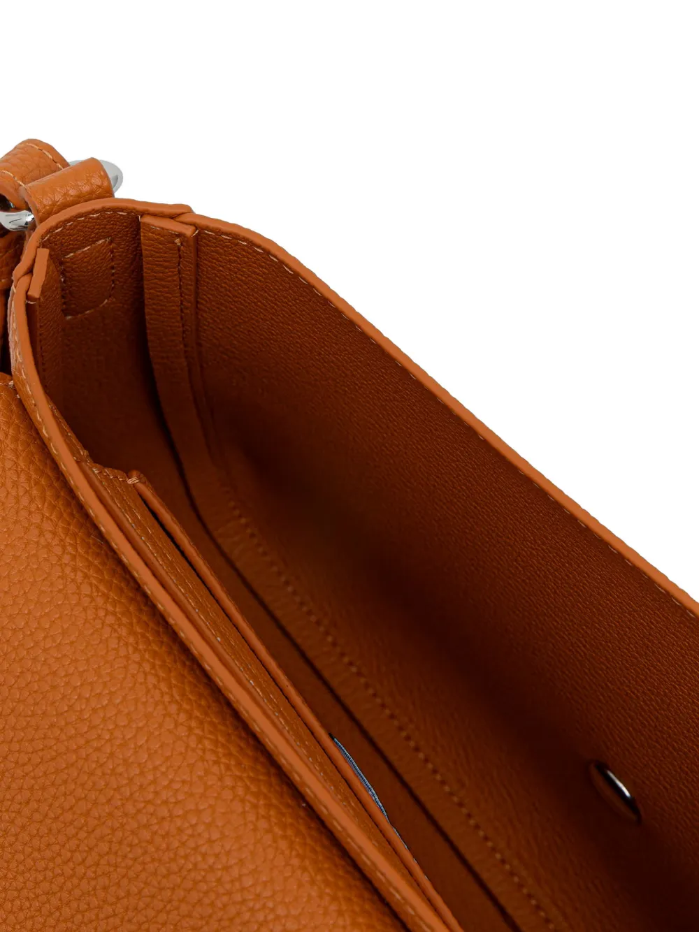 Armani Exchange Crossbodytas met logoband en textuur Oranje