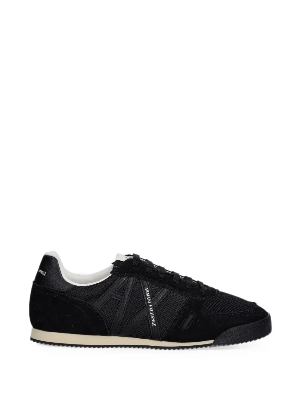 Armani Exchange logo-patch sneakers - Nero