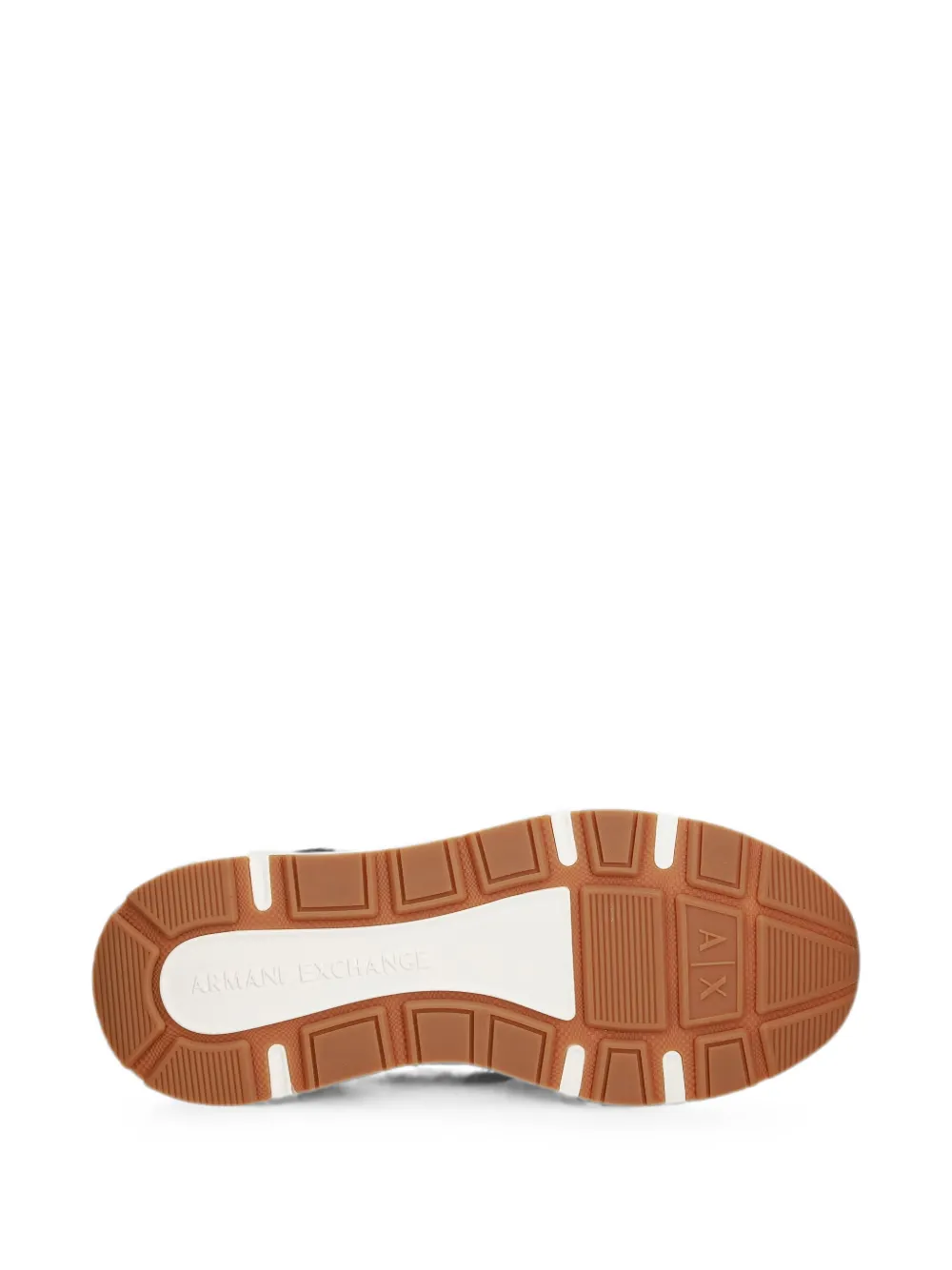 Armani Exchange Urban logo-print panelled sneakers Wit