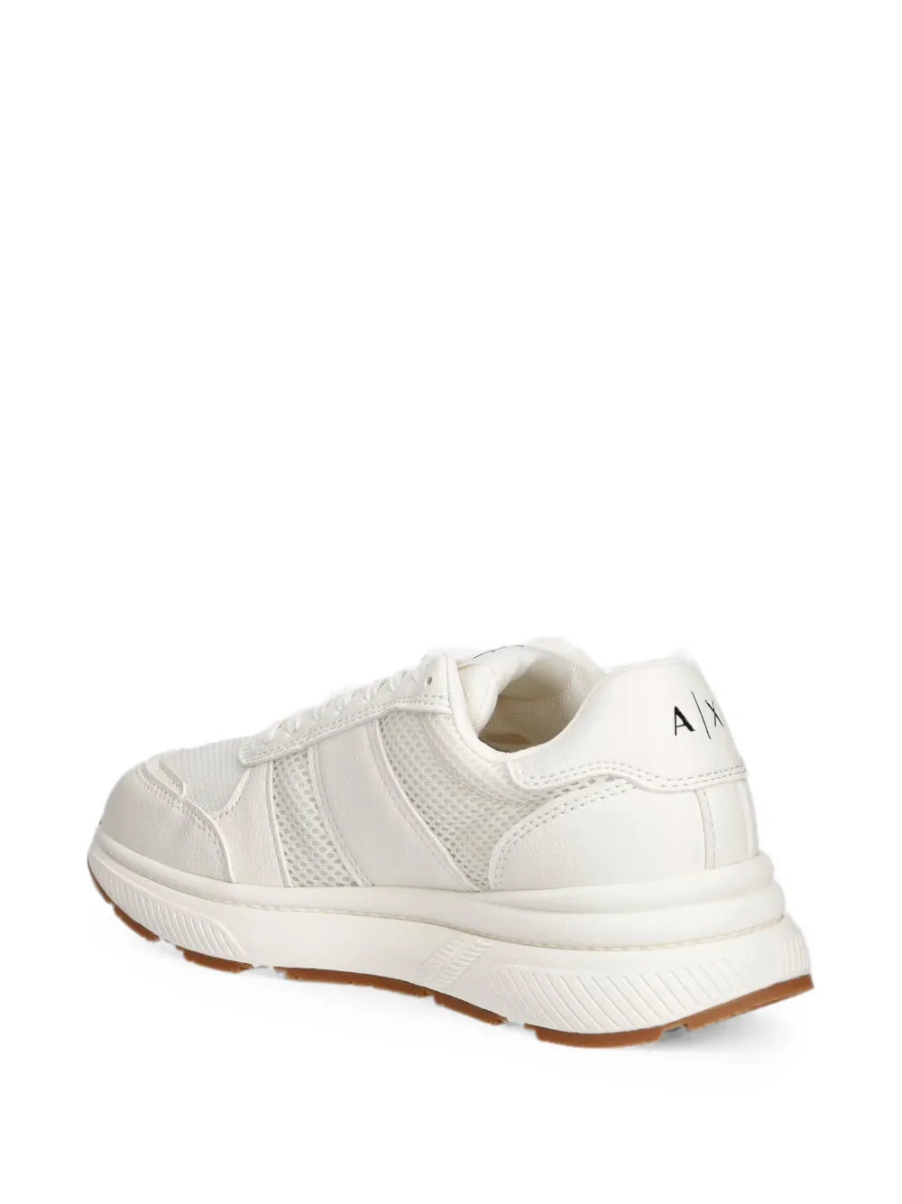 Armani Exchange Urban logo-print panelled sneakers Wit