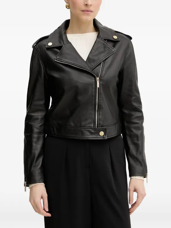 ジャケット・アウター ARMANI Dragon leather blouson Armani Exchange Jaqueta De Dragonas Com Zíper | Preto | FARFETCH BR