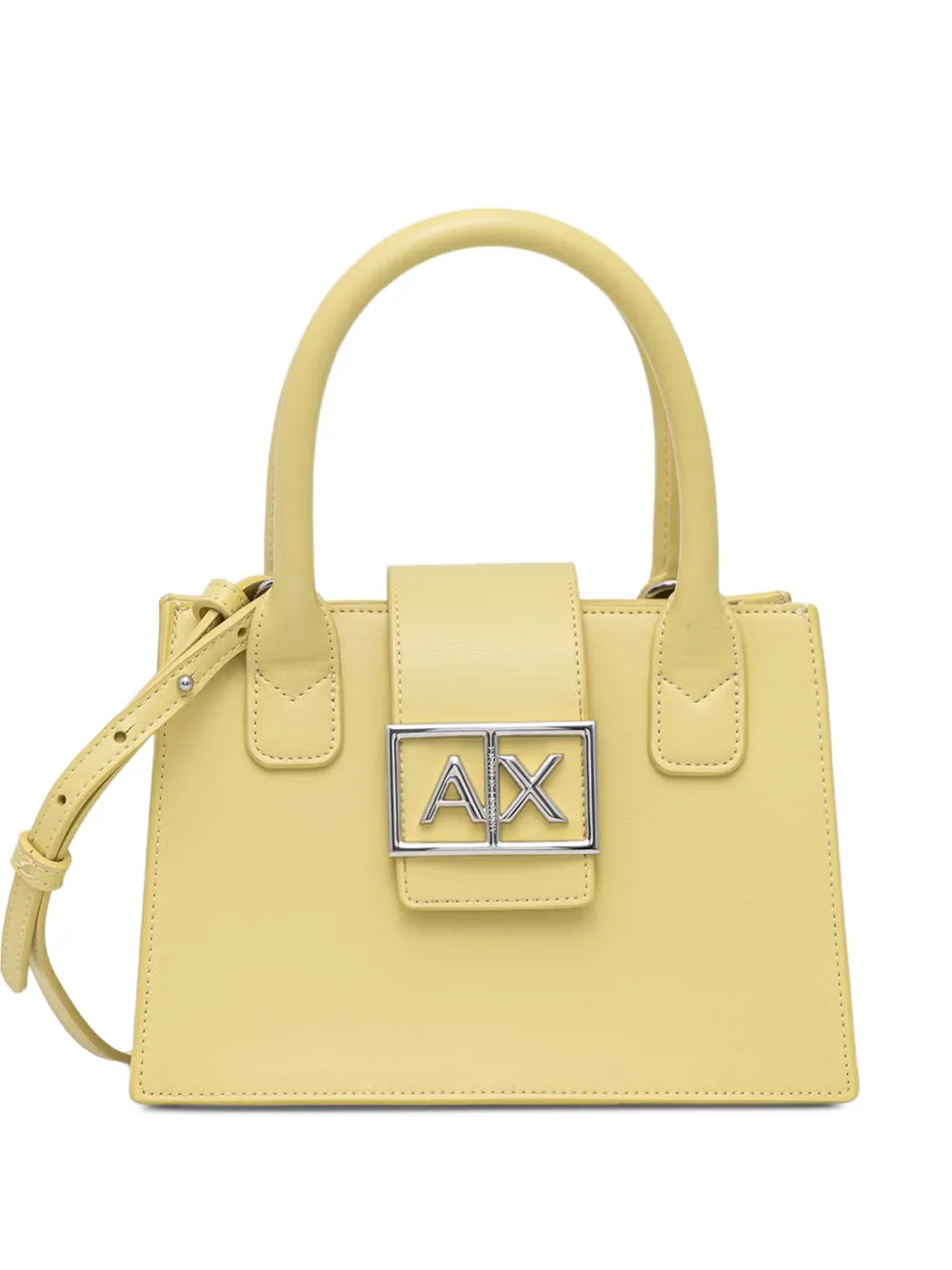 Armani Exchange logo-plaque tote bag - Giallo