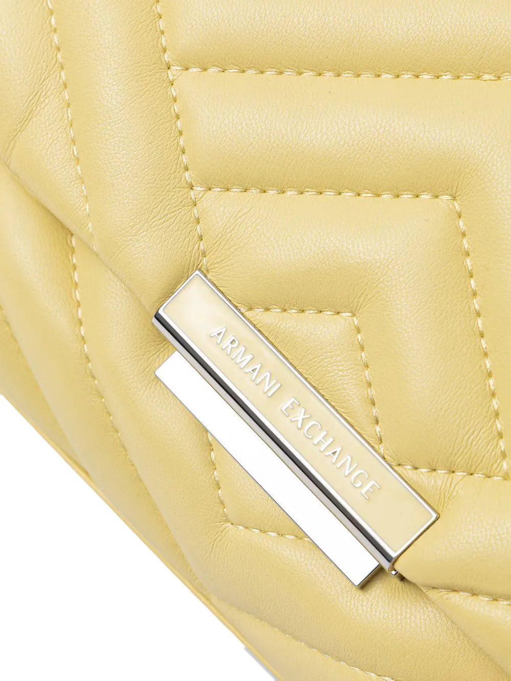 Armani Exchange Gewatteerde schoudertas Geel