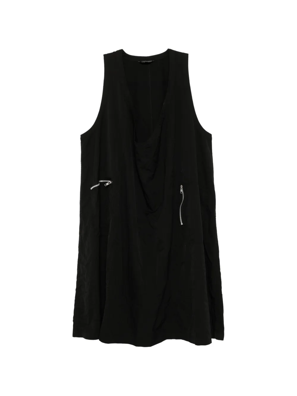 Comme Des Garçons Black zip-fastening pockets dress - Schwarz