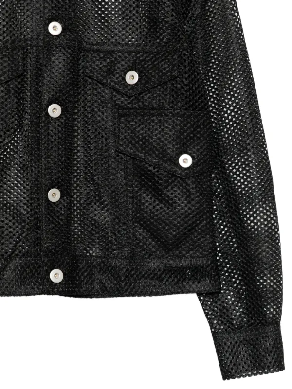 Black Comme Des Garçons メッシュ ジャケット | ブラック | FARFETCH JP