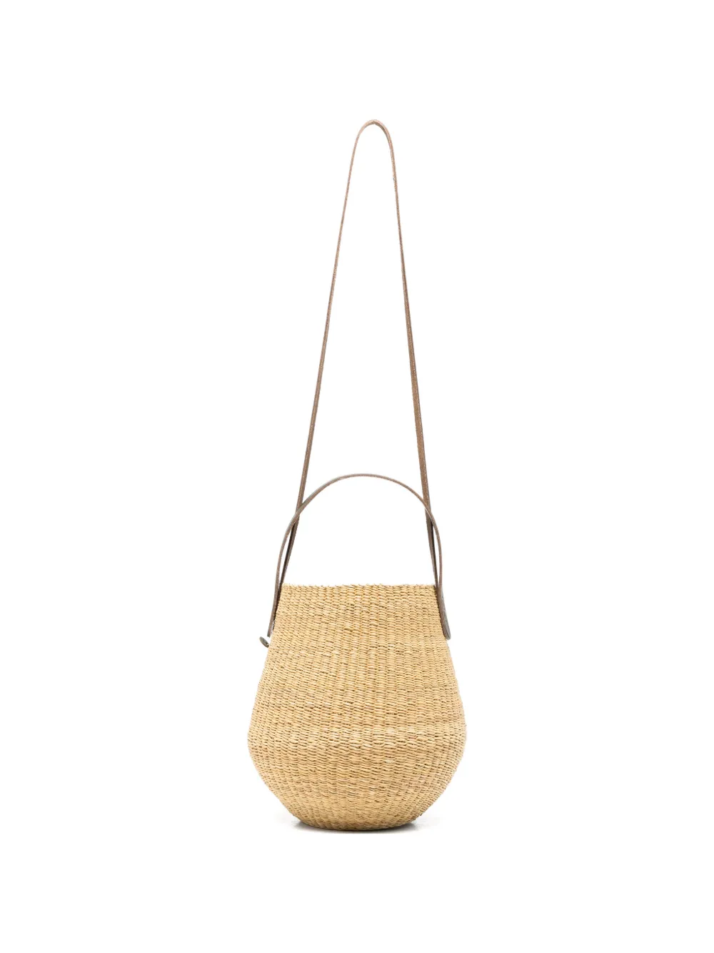 Muun Oriane woven straw tote bag - Toni neutri