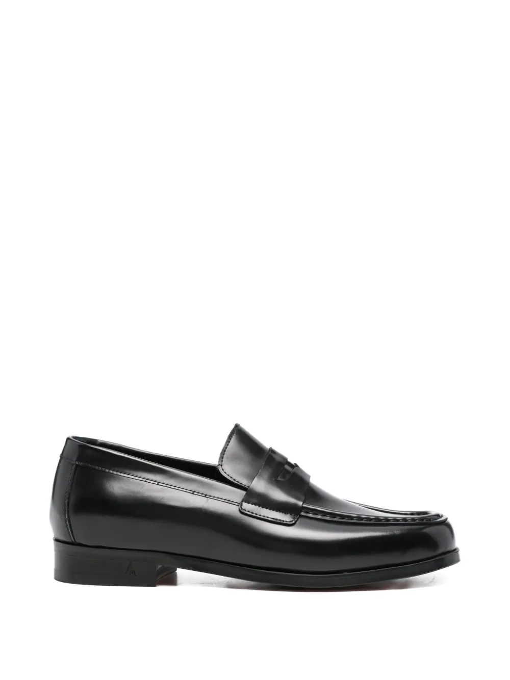 MORGILLO leather loafers - Schwarz