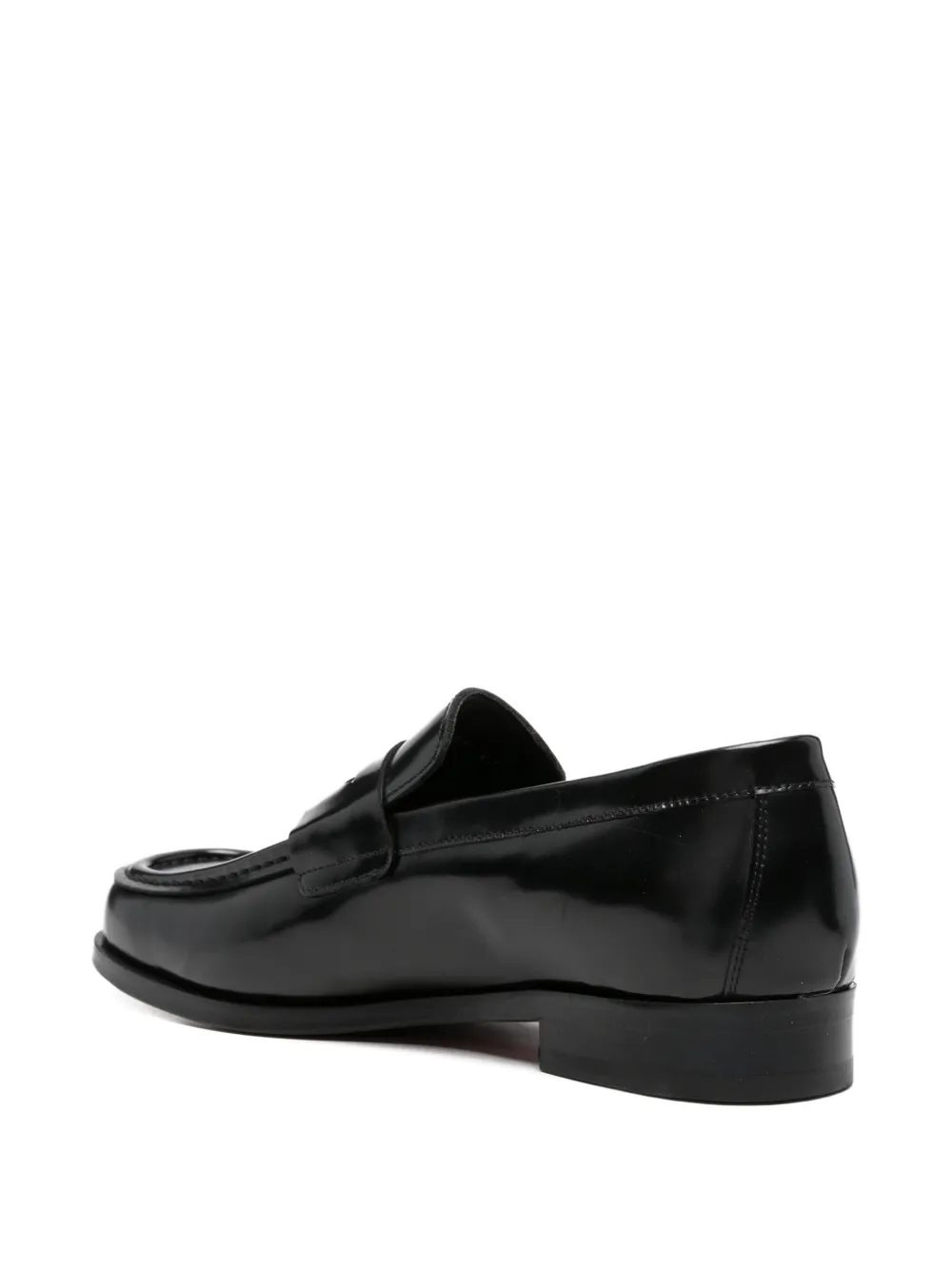 MORGILLO Leren loafers Zwart