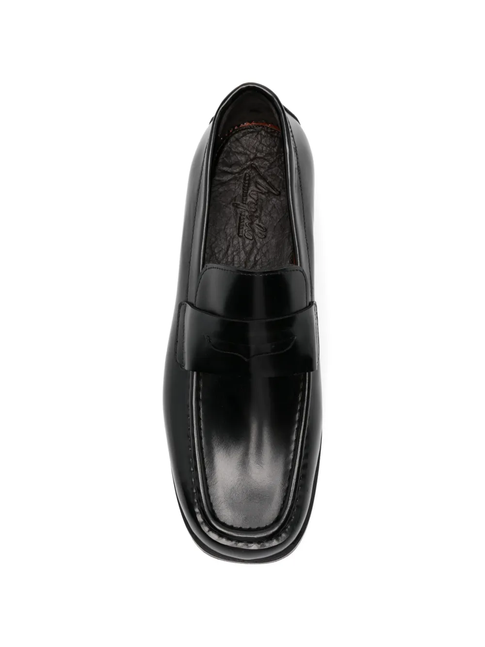 MORGILLO Leren loafers Zwart