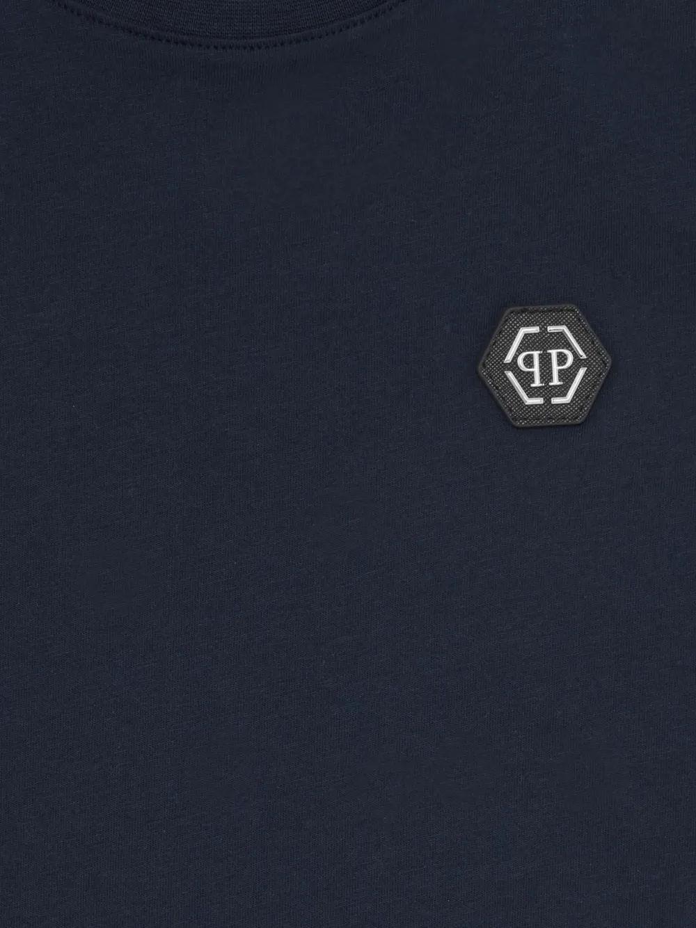 Philipp Plein Junior T-shirt met ronde hals Blauw