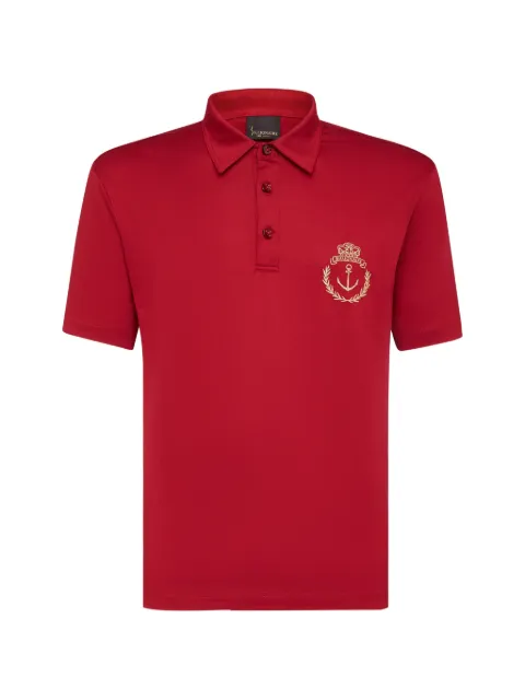 Billionaire embroidered-logo polo shirt