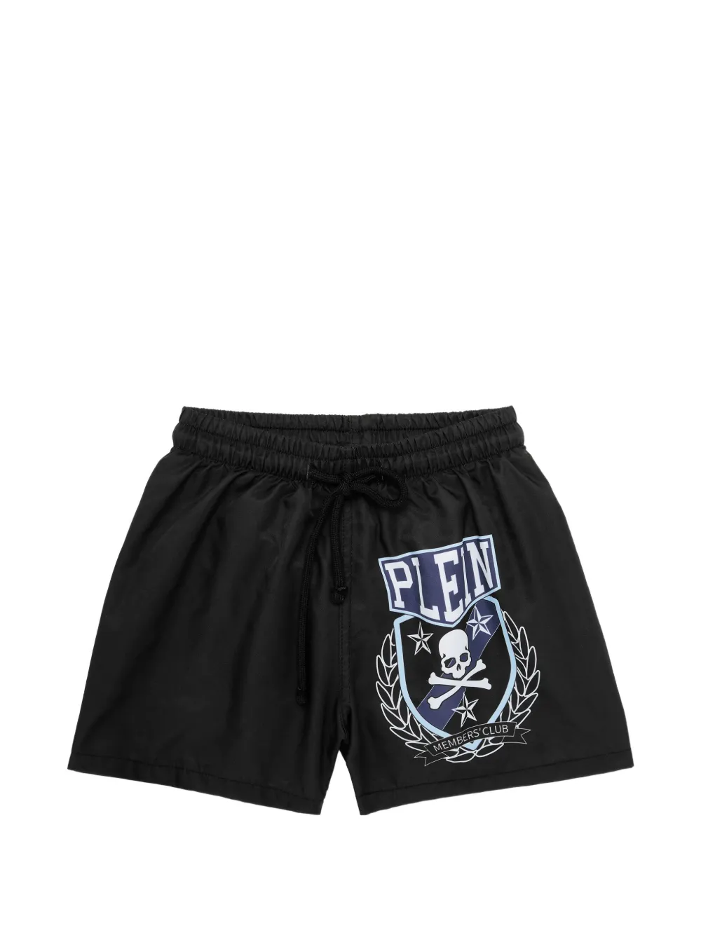 Philipp Plein Junior logo swim trunks - Nero