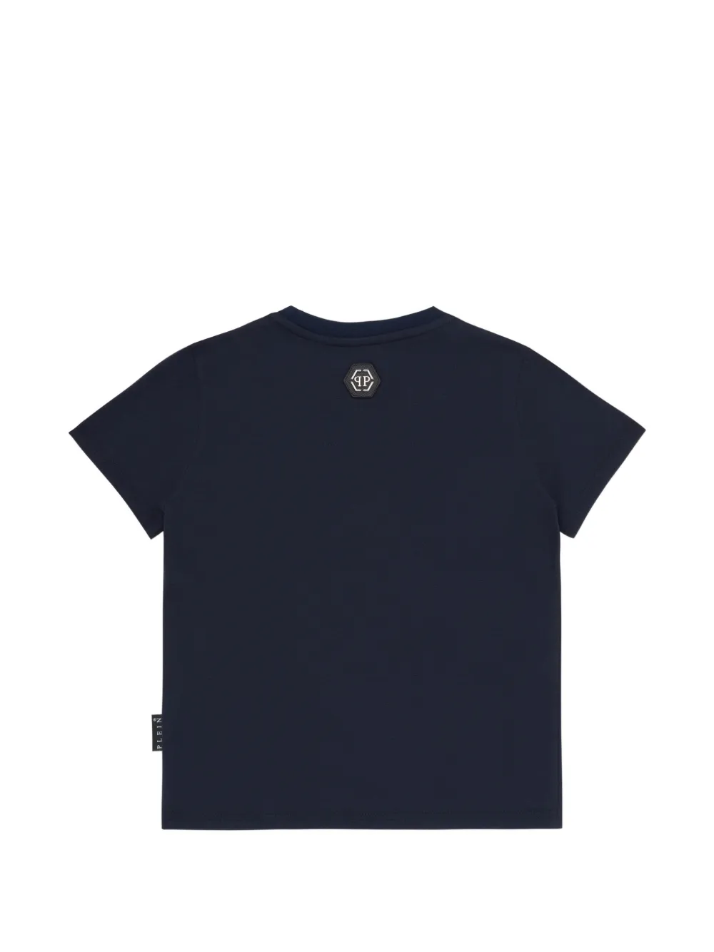 Philipp Plein Junior T-shirt met ronde hals Blauw