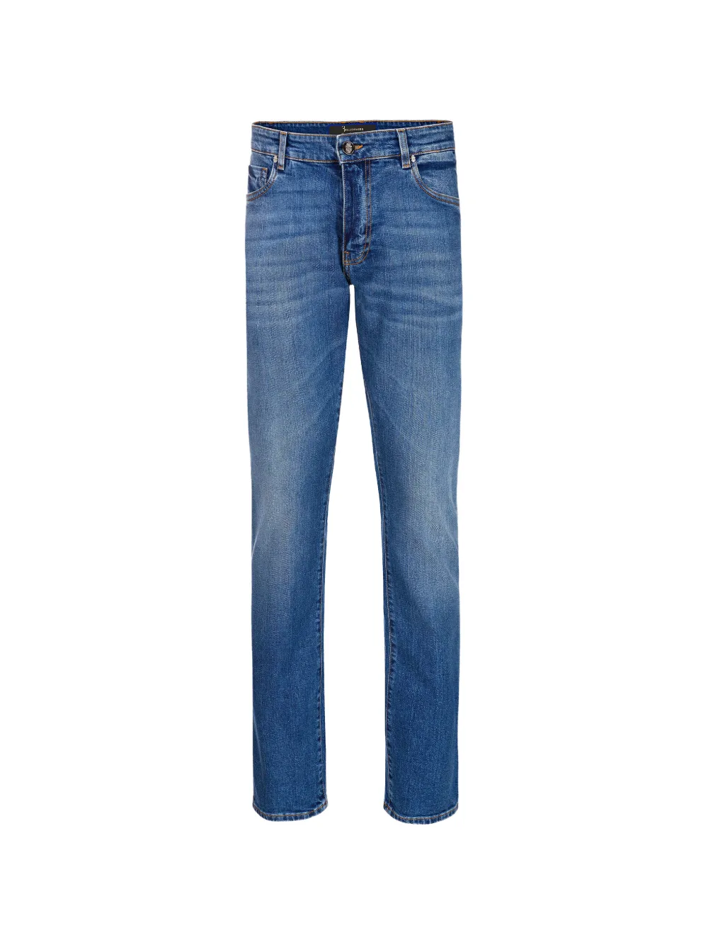 Billionaire embroidered-detail straight jeans - Blu