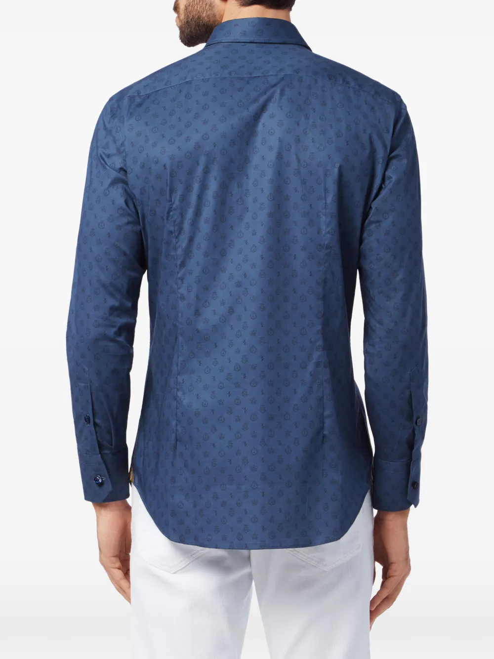 Billionaire Overhemd met lange mouwen Blauw
