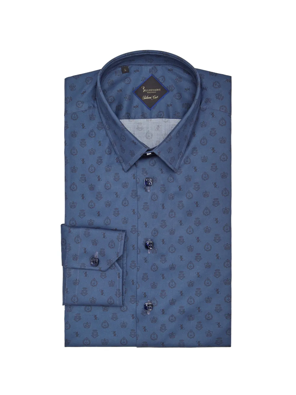 Billionaire Overhemd met lange mouwen Blauw