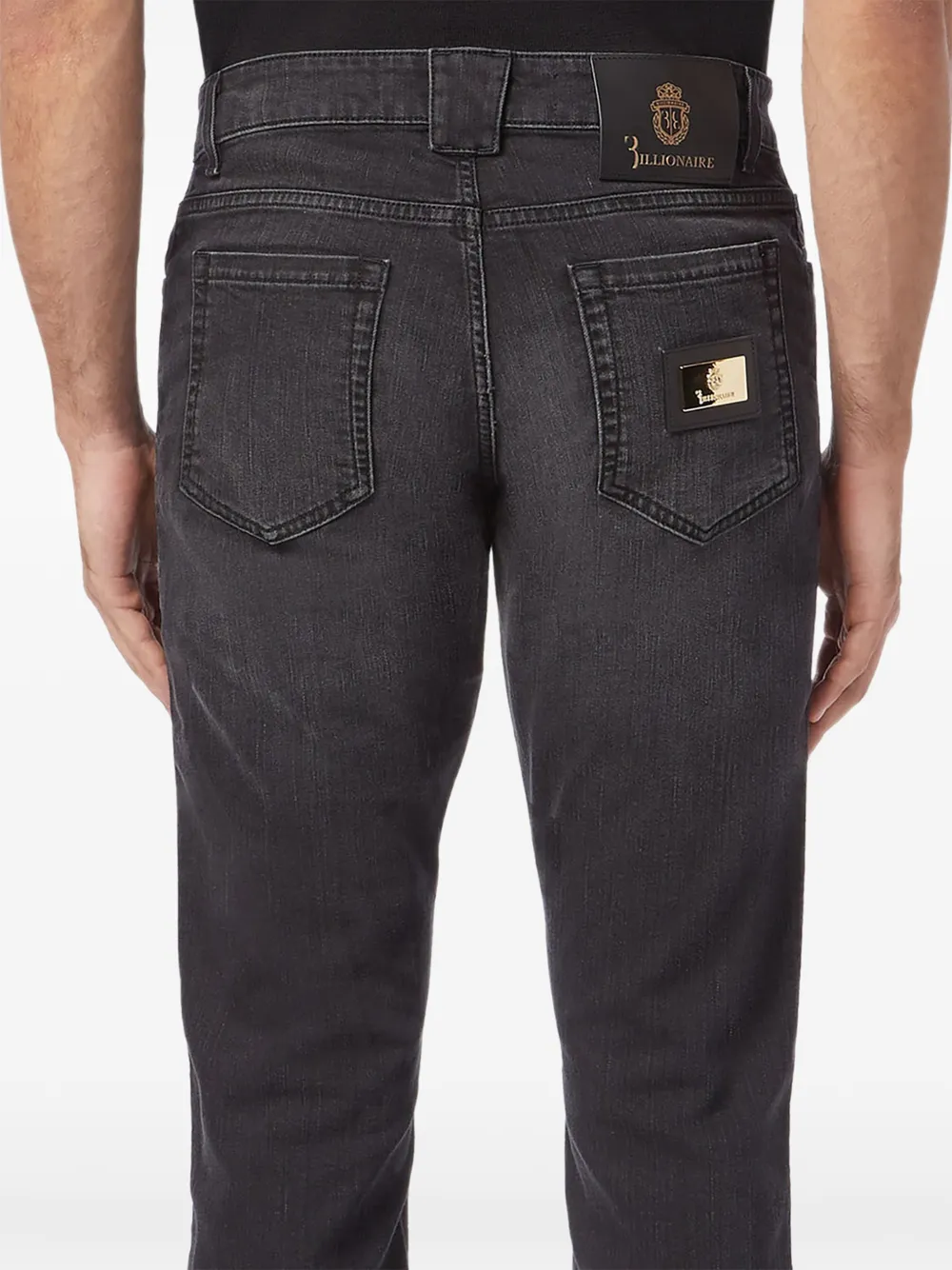 Billionaire Jeans met vijf zakken Zwart