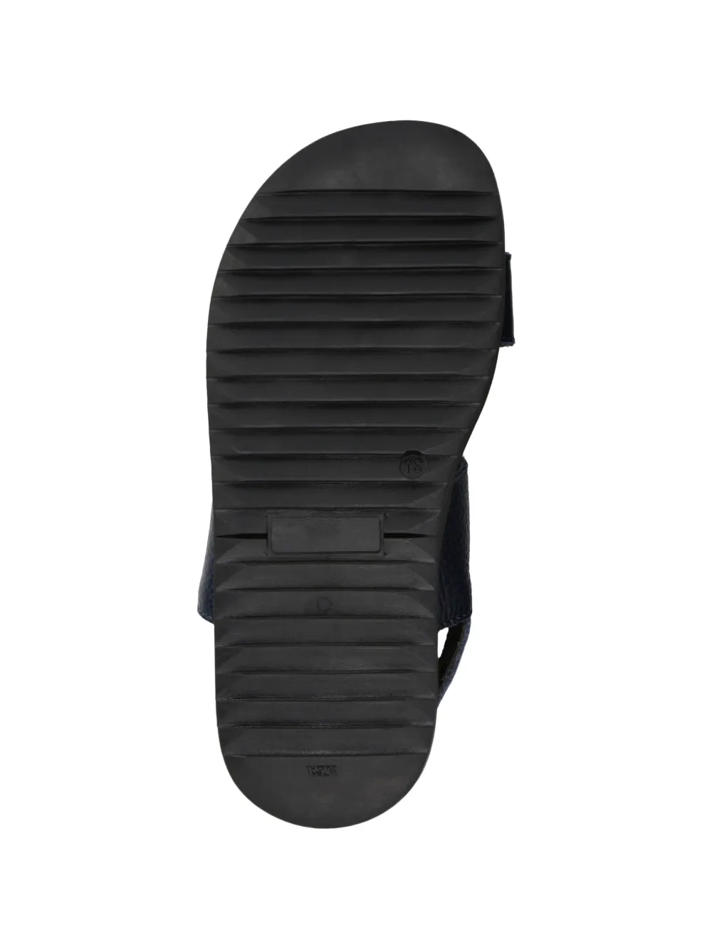 Billionaire Kids logo-detail sandals Blauw