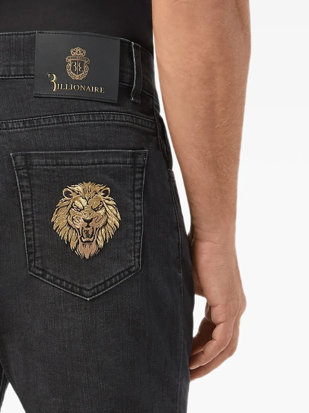 Billionaire Lion jeans Zwart